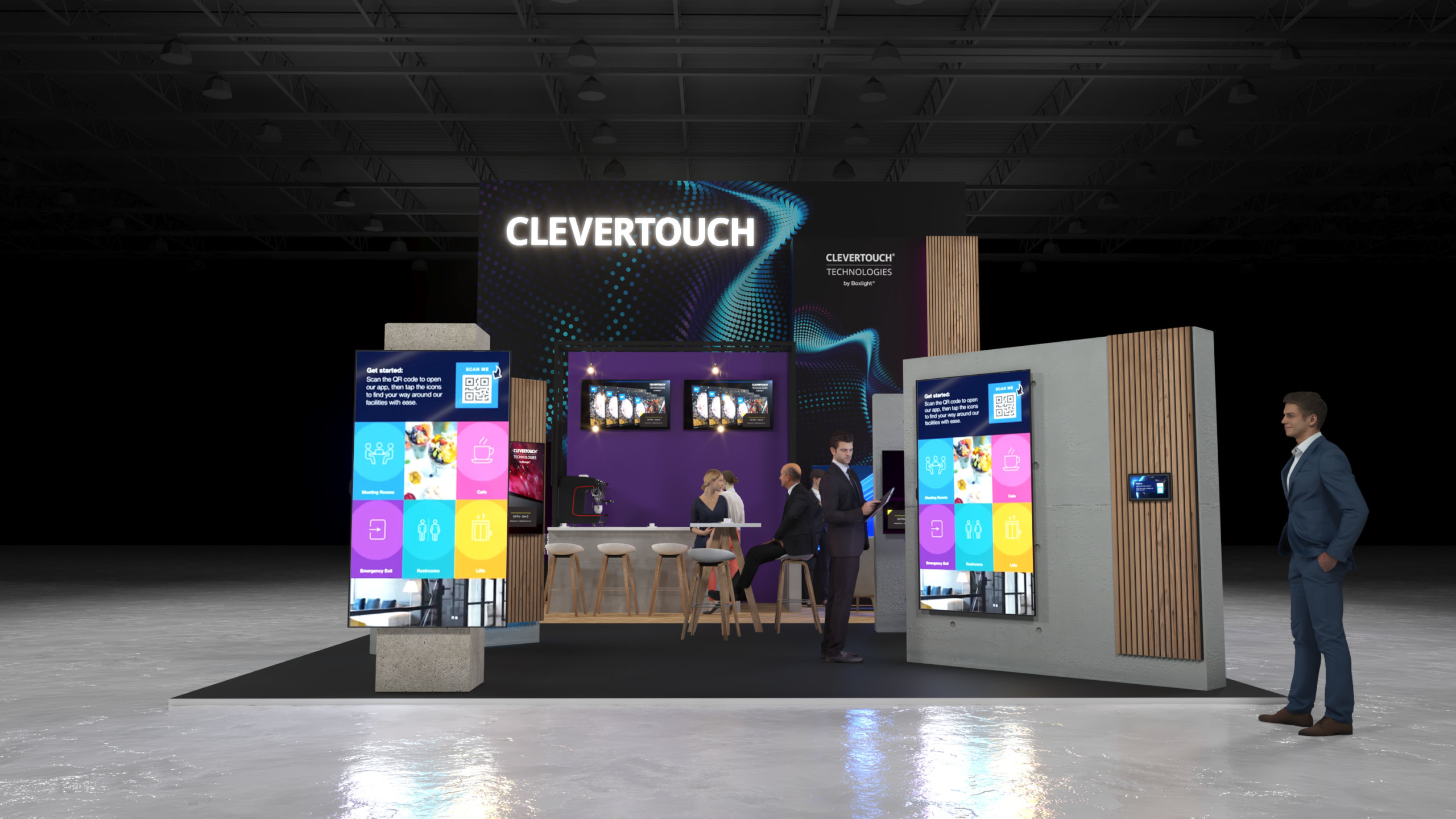 Clevertouch präsentiert sich auf der ISE 2023