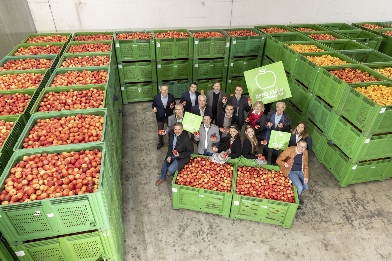 Apfel essen nicht vergessen!