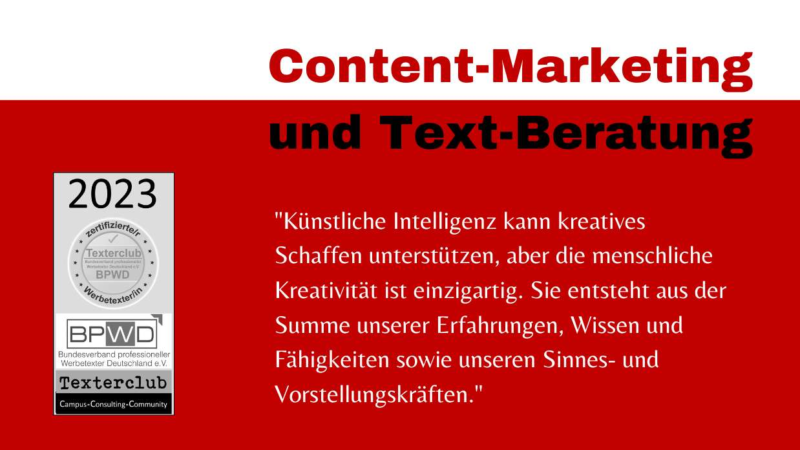 M. Frenzel passt Texte & Beratung an Kundenbedürfnisse an