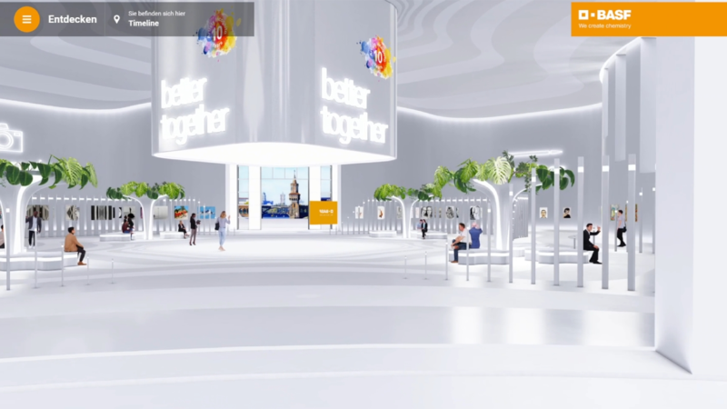 Zreality Grids ermöglicht virtuelle Ausstellung von BASF