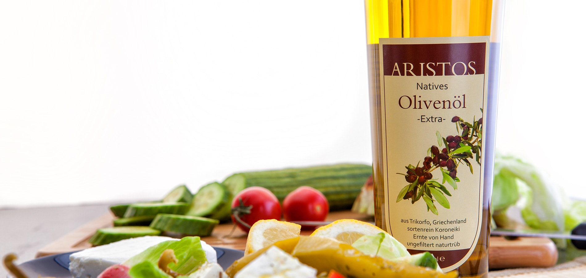 Hochwertiges Olivenöl vom griechischen Spezialitäten-Shop