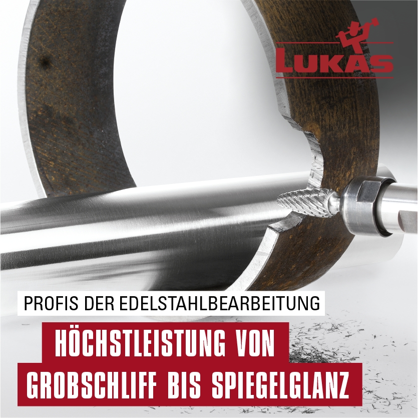 Wenn in der Industrie die Hygiene regiert, braucht es Profis für Schliff und Politur – Von Schiffsbau bis Lebensmittelindustrie mit LUKAS-ERZETT