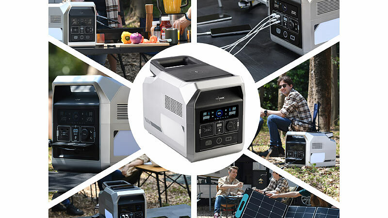 revolt Powerstation & Solar-Generator HSG-1280