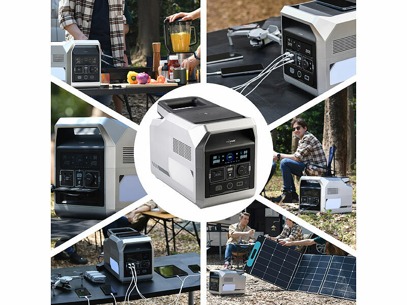 revolt Powerstation & Solar-Generator HSG-1280