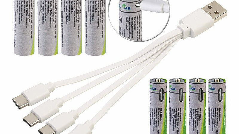 tka Köbele Akkutechnik Wiederaufladbare Batterien AA und AAA