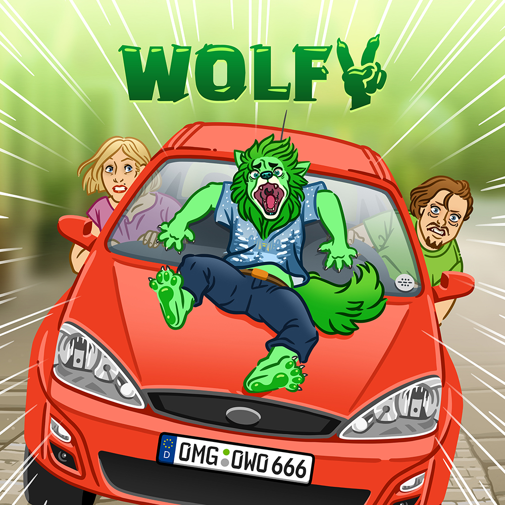 Wolfy kommt auf einen Roadtrip vorbei – BEI ANGUS!