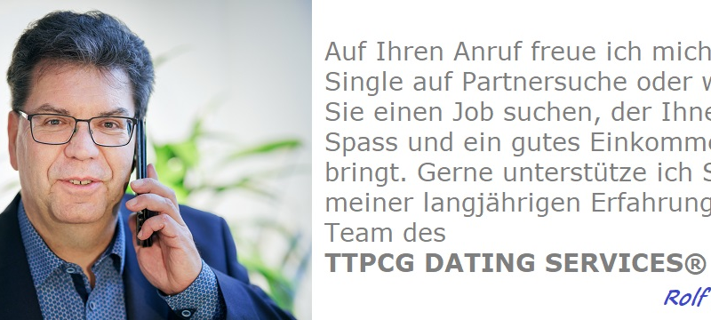 TTPCG DATING SERVICES® bietet ein einmaliges Franchise System