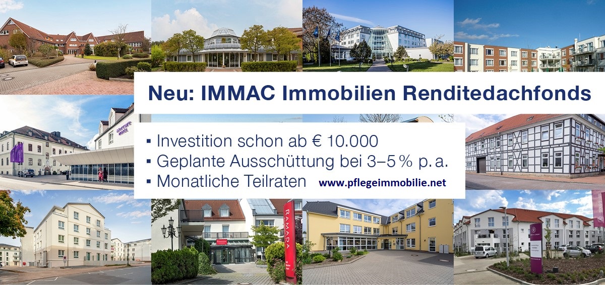 IMMAC Renditedachfonds mit bestmöglicher Risikostreuung