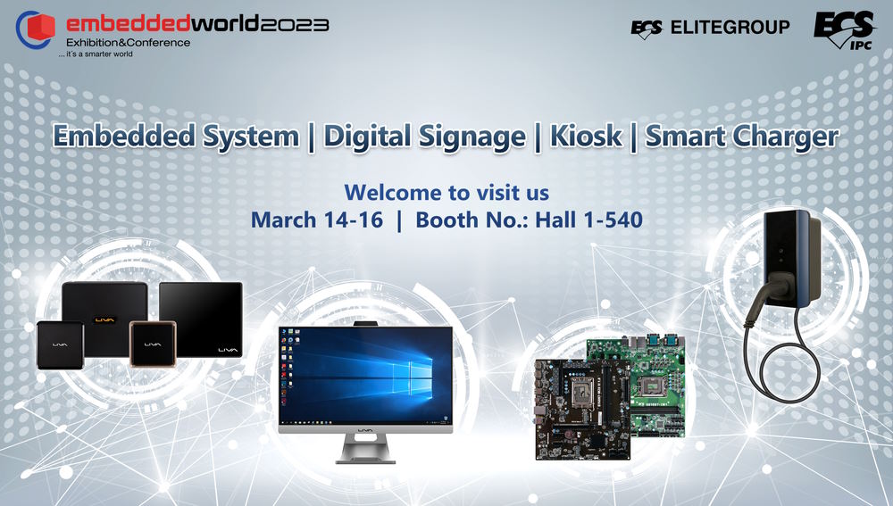 ECSIPC präsentiert auf der Embedded World 2023 neue ARM-basierte SBC, industrielle Lösungen und Ladegeräte für Elektrofahrzeuge