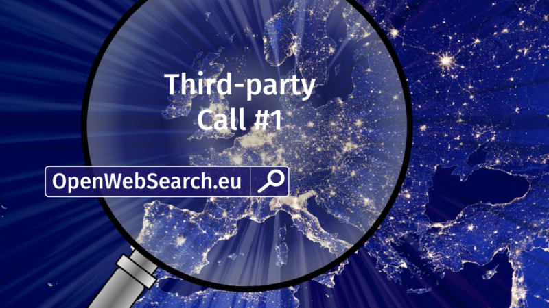 EU project on Open Web Search launches third-party call