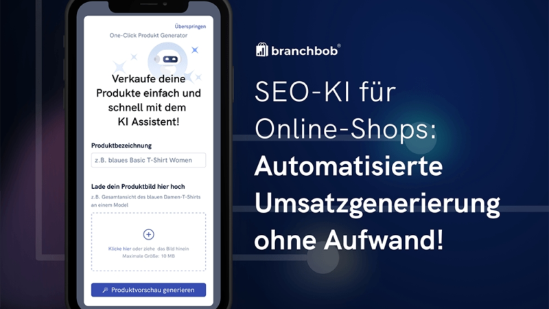 branchbob – Die erste KI-basierte E-Commerce Plattform