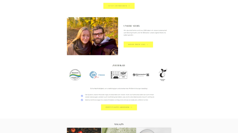 BIOvative ist bester Onlineshop des Jahres 2023