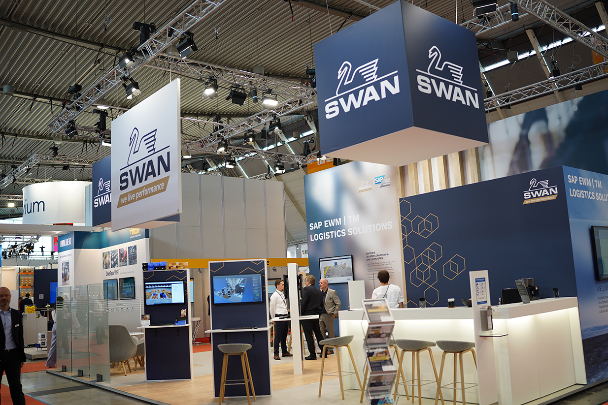 LogiMAT 2023: SWAN Demonstrates User-Centric SAP Solutions for Digital Intralogistics