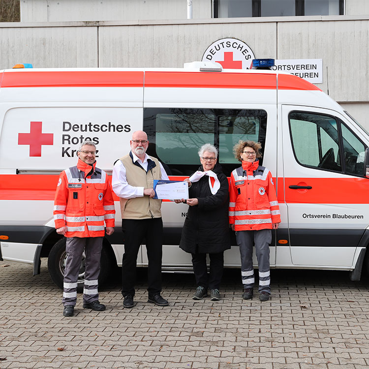 Rehm Thermal Systems unterstützt den DRK-Ortsverein Blaubeuren