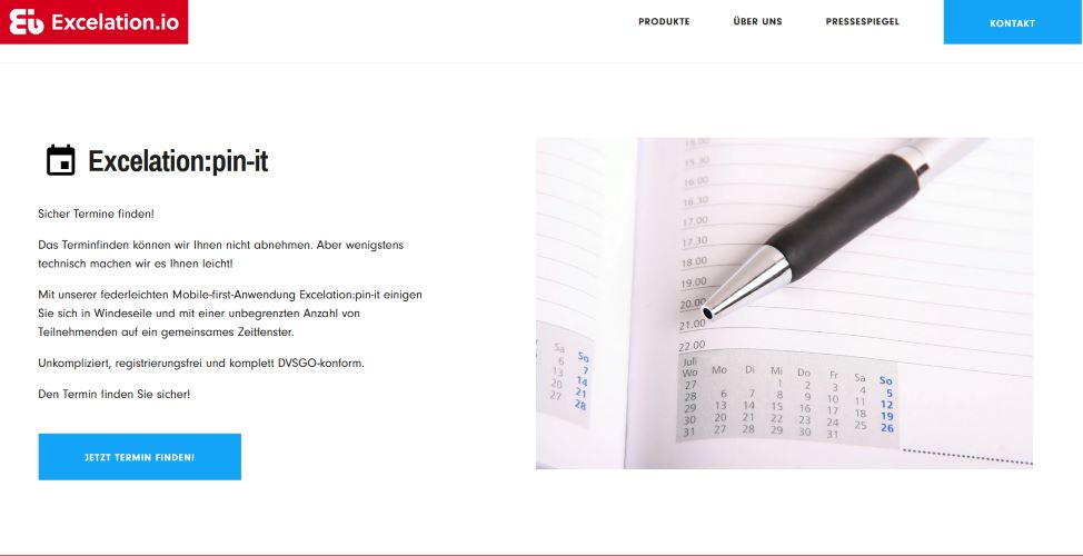 Termine abstimmen mit Online-Tool pin-it