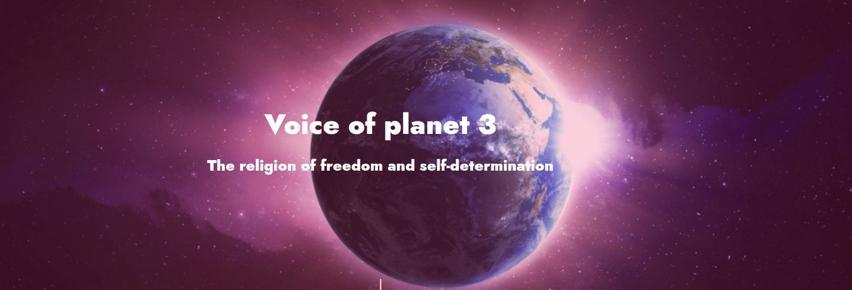 Es ist Zeit für eine neue Religion: „Voice of Planet 3“