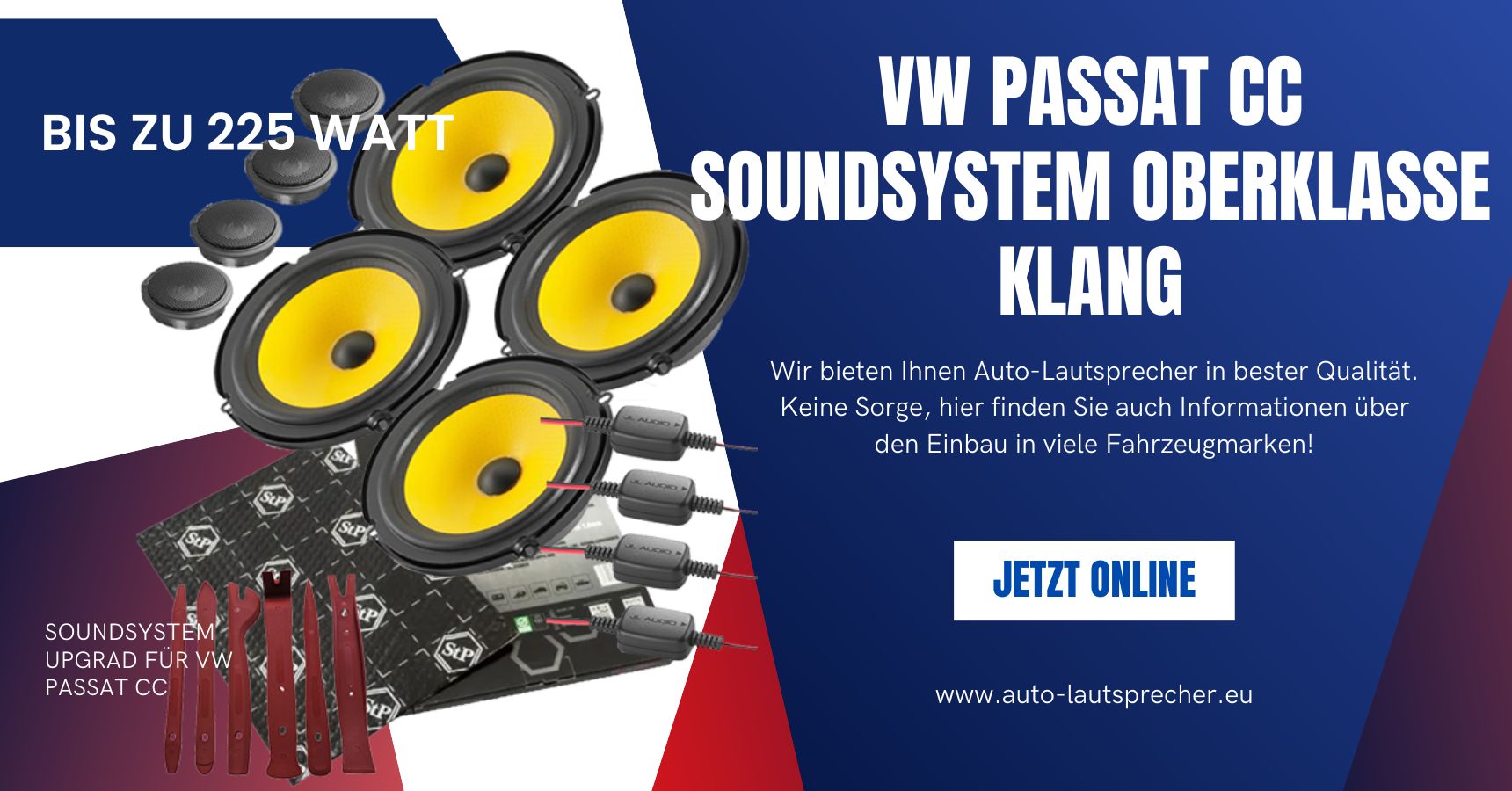 VW Passat CC Soundsystem nachrüsten Oberklasse Klang