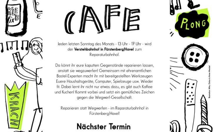 Reparieren statt Wegwerfen – jetzt auch in Fürstenberg!