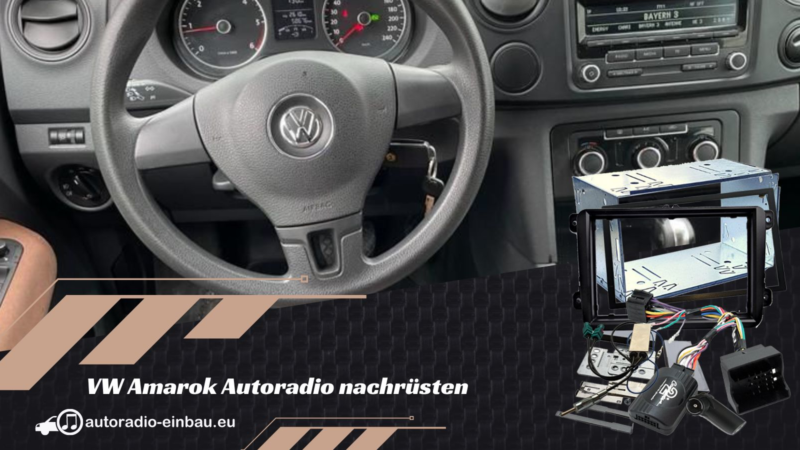 VW Amarok Autoradio nachrüsten & Lenkradfernbedienung