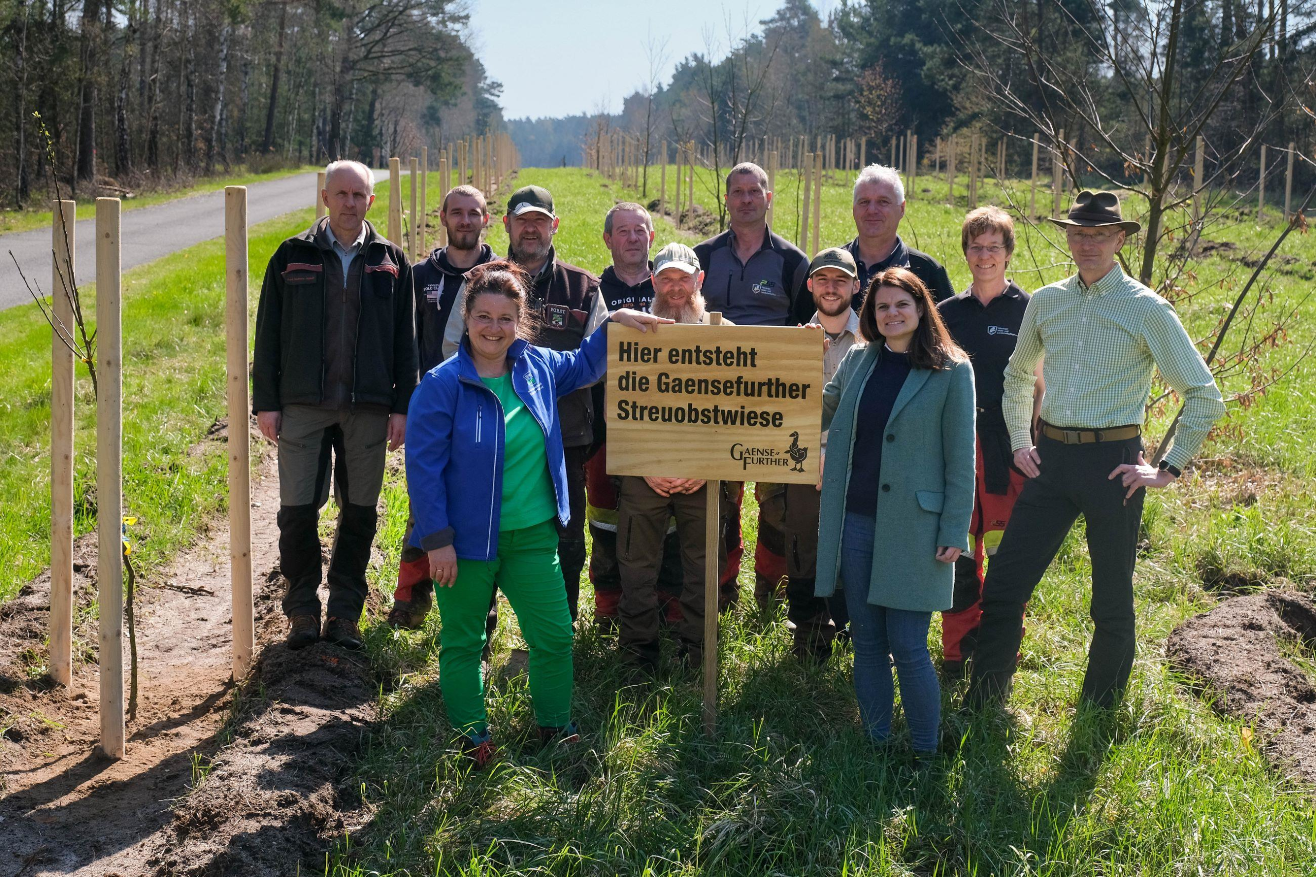 Gaensefurther pflanzt Lebensraum für bedrohte Arten