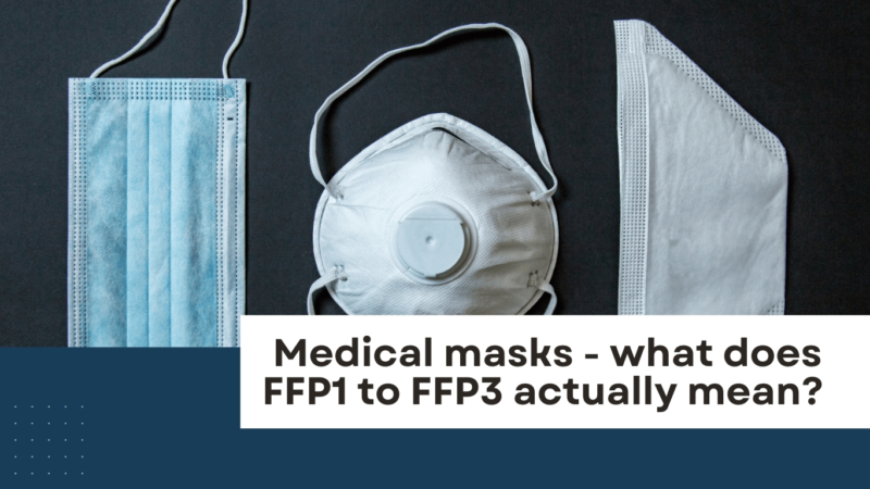 Medical masks – what does FFP1 to FFP3 actually mean?