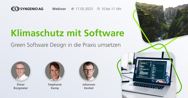 Syngenio Webinar: Klimaschutz mit Software – Green Software Design in die Praxis umsetzen