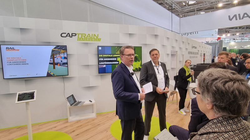 Premiere für interaktive Lernplattform „Rail Experience“