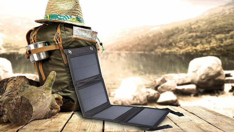 revolt Mobiles 10-Watt-Falt-Solarpanel IP65