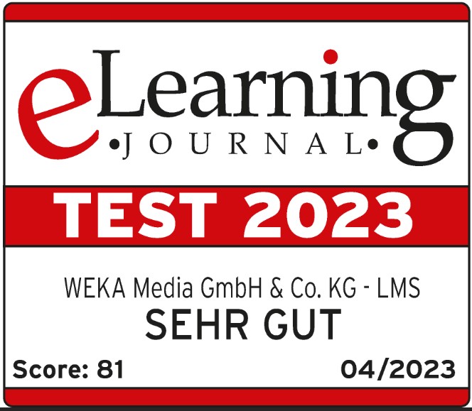 Note „Sehr gut“ für das WEKA-LMS