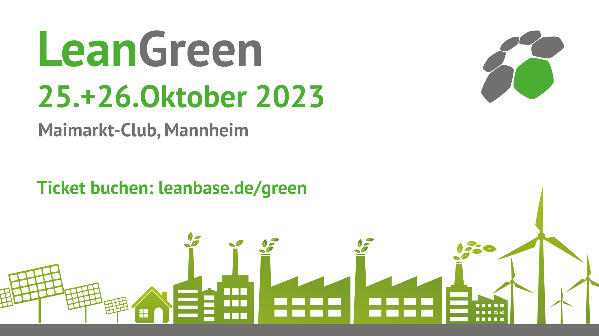 #LeanGreen – Event in Mannheim am 25. + 26. Oktober 2023