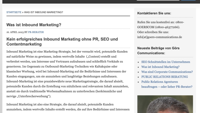Was ist Inbound Marketing?