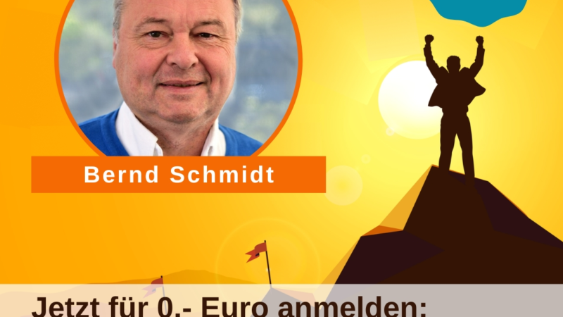 Bernd Schmidt im Interview für den 2. CRAMERI Erfolgs-Kongress