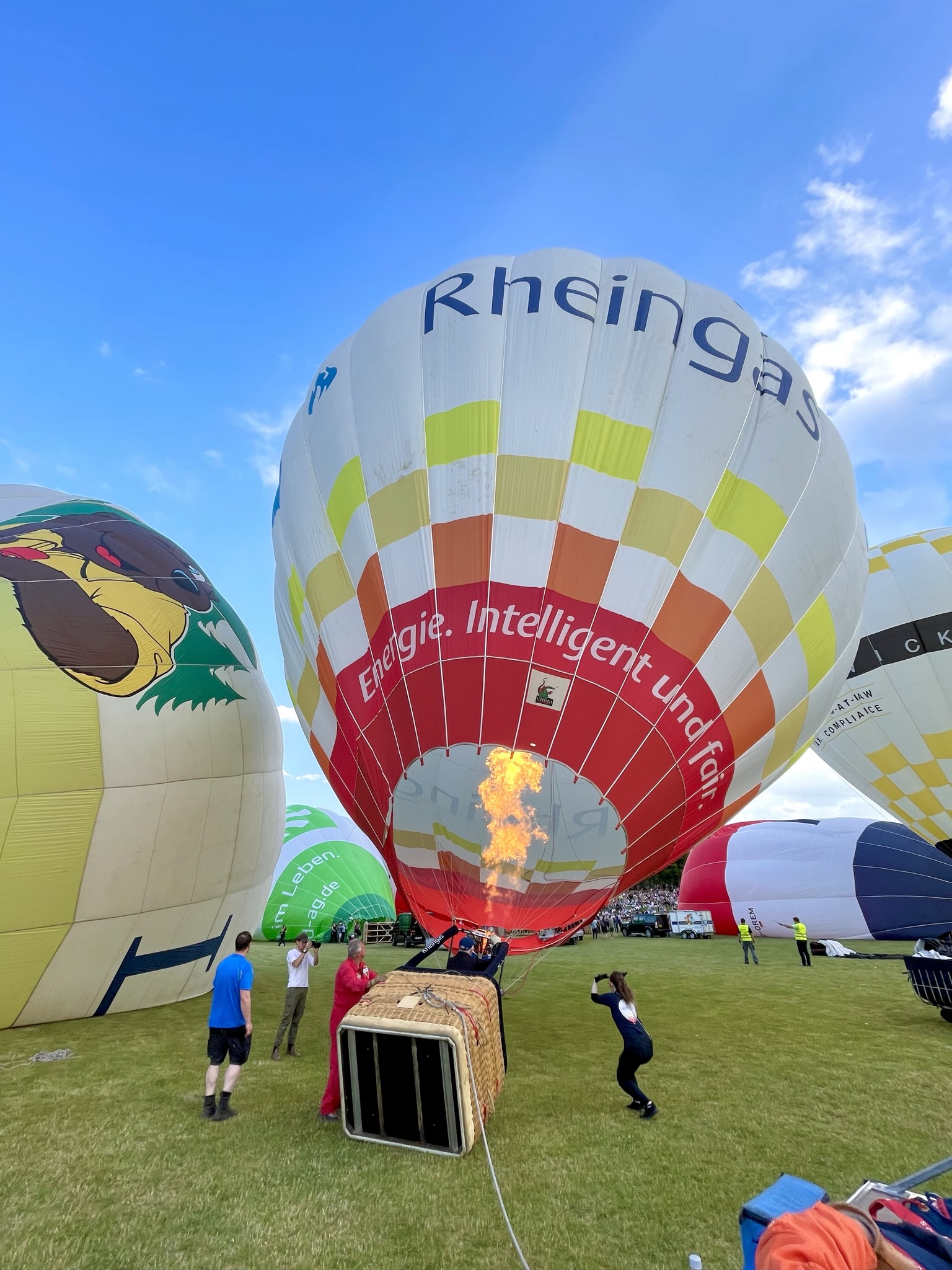 Rheingas wieder beim Ballonfestival Bonn dabei