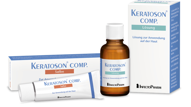 Keratoson comp. Lösung und Salbe