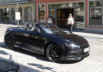 Cabrio: Im Zweifelsfall beim Parken das Dach schließen