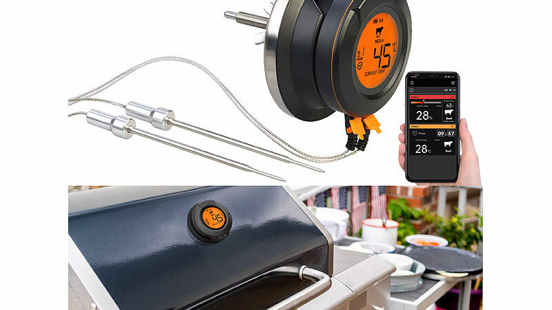 Rosenstein & Söhne Smartes Digital-Grill-Thermometer DGT-50.app