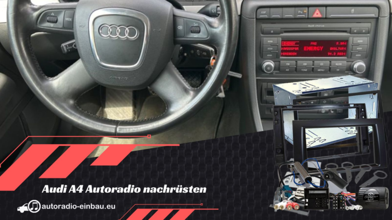 Audi A4 B6 B7 Autoradio nachrüsten mit Fremdhersteller