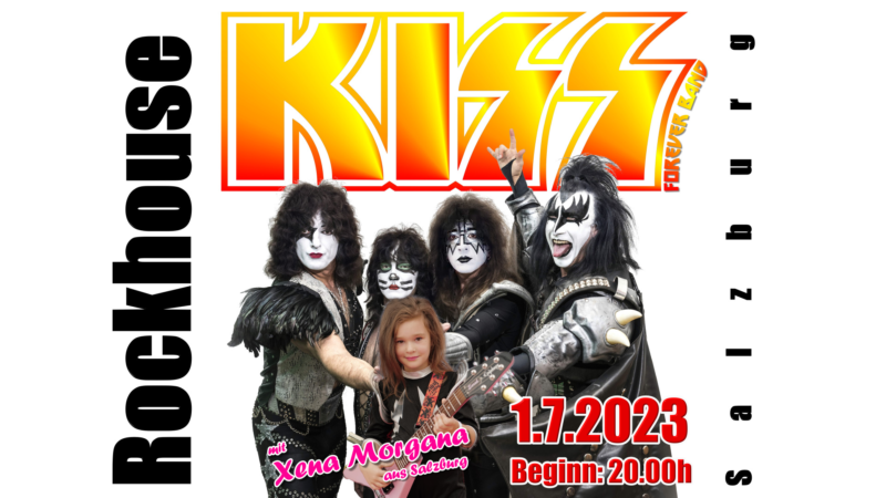 Xena Morgana und KISS Forever Band erwecken Salzburg