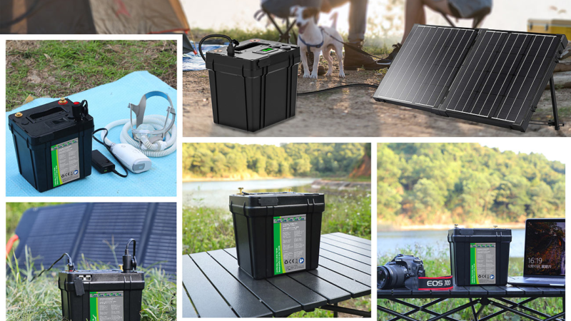 tka LiFePO4-Akku, 12 V, 60 Ah / 768 Wh, BMS, MPPT, 12 Volt