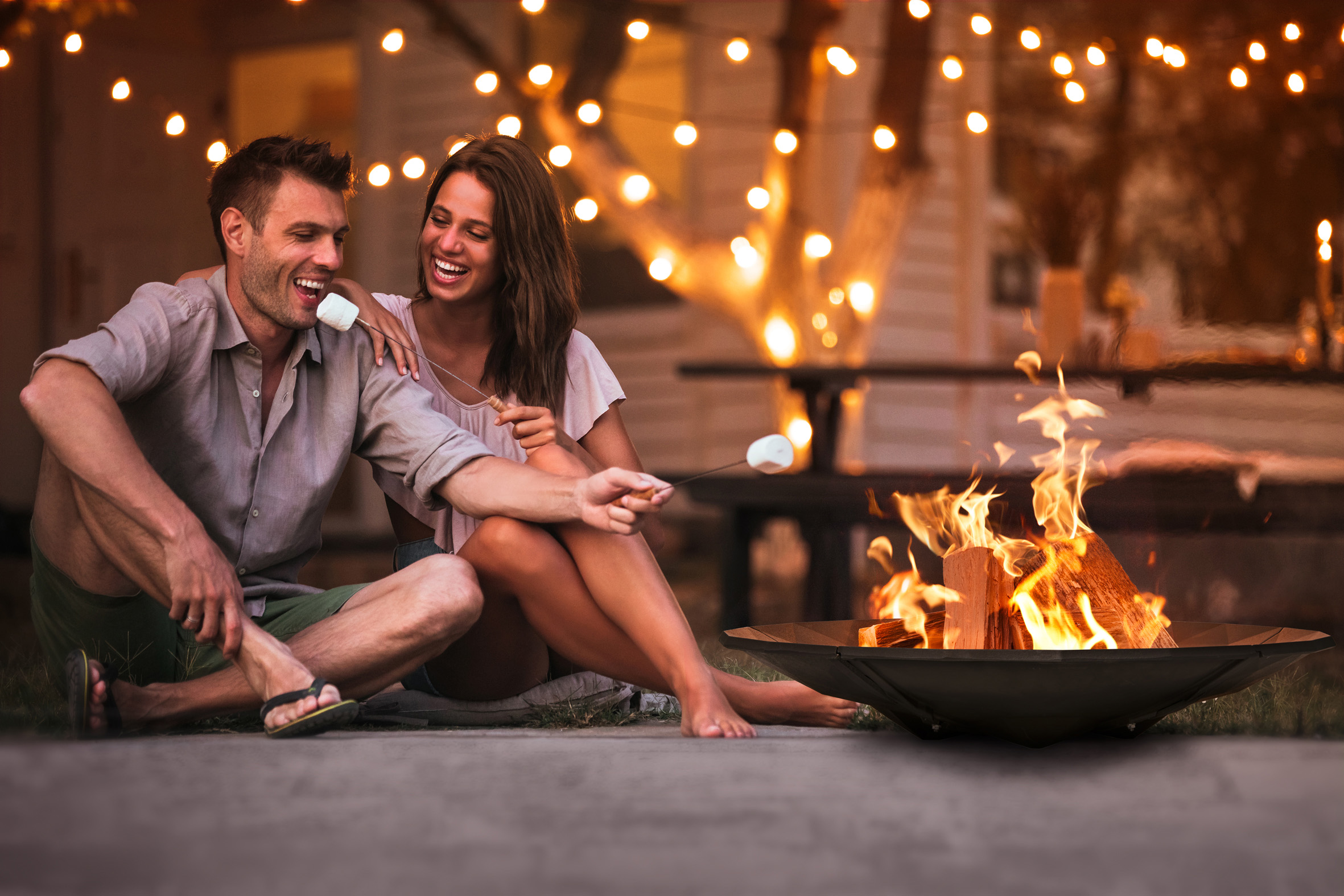 Draußen Zuhause: Feurige Gemütlichkeit für Garten und Terrasse