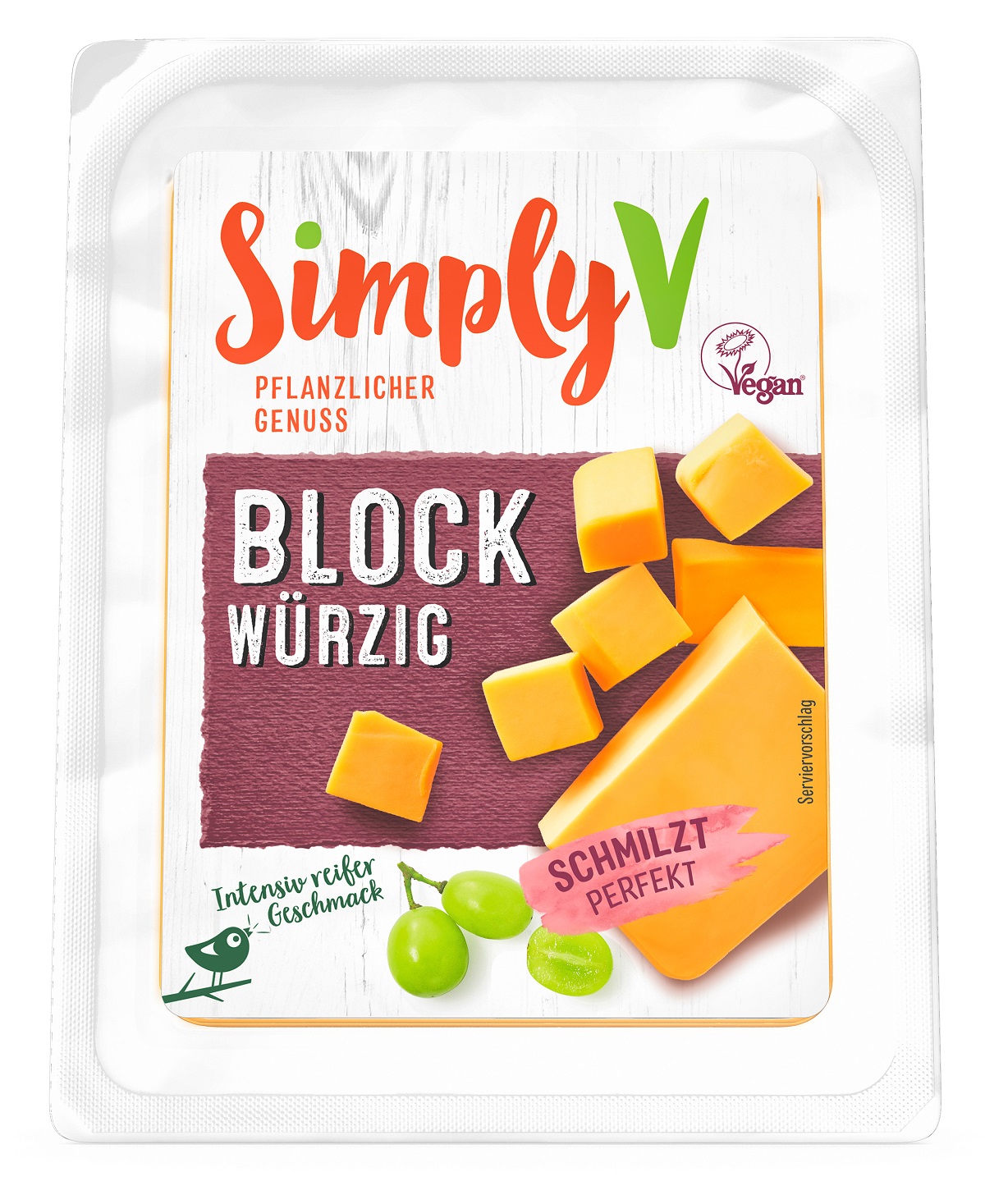 Zum Reinbeißen gut: Der neue Simply V Block Würzig