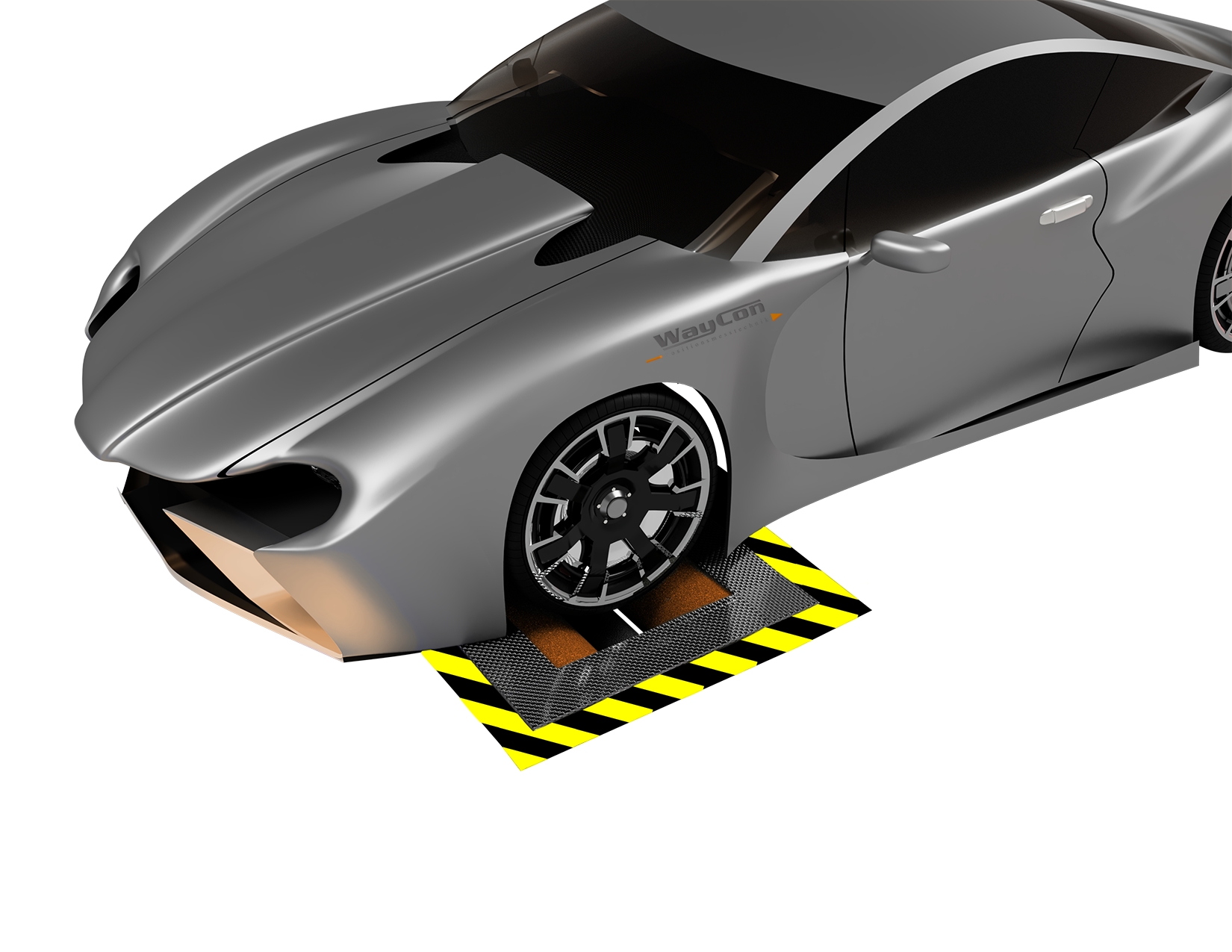 Use of hydraulic position sensors in brake force measurement