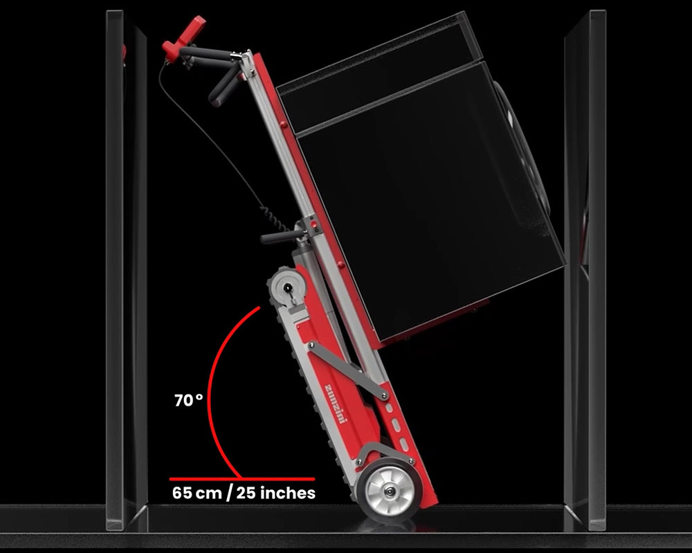 Der neue Sackkarre-Treppensteiger: elektrisch und hybrid