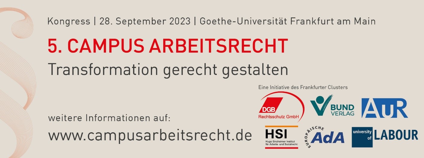 5. Campus Arbeitsrecht am 28. September 2023