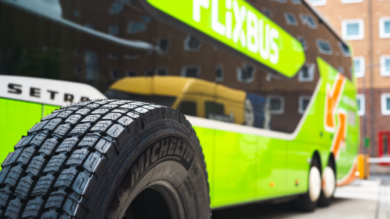 Michelin und FlixBus: Für mehr Sicherheit auf der Straße