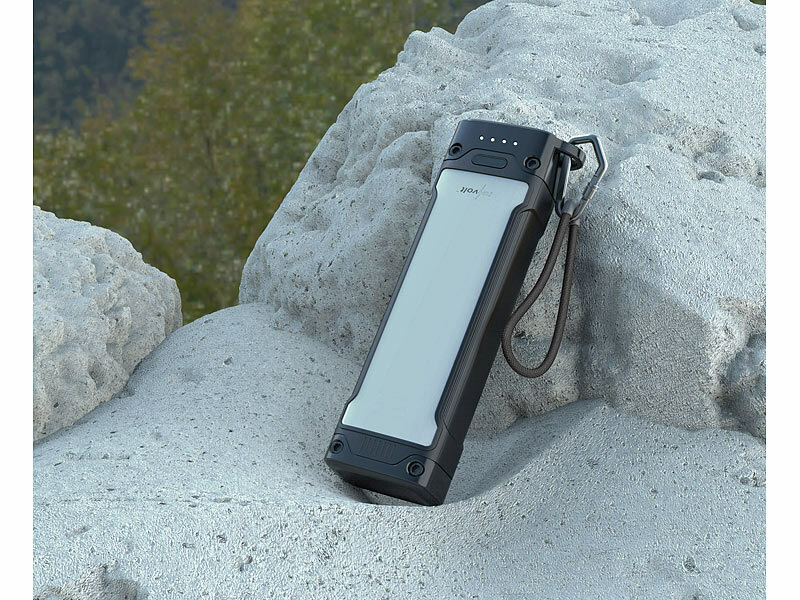 revolt Outdoor-USB-Powerbank PB-250 mit 20.000 mAh