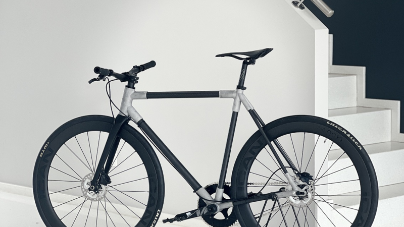 Superleichtes Singlespeed Alu-/Carbon-Bike per 3D Druck