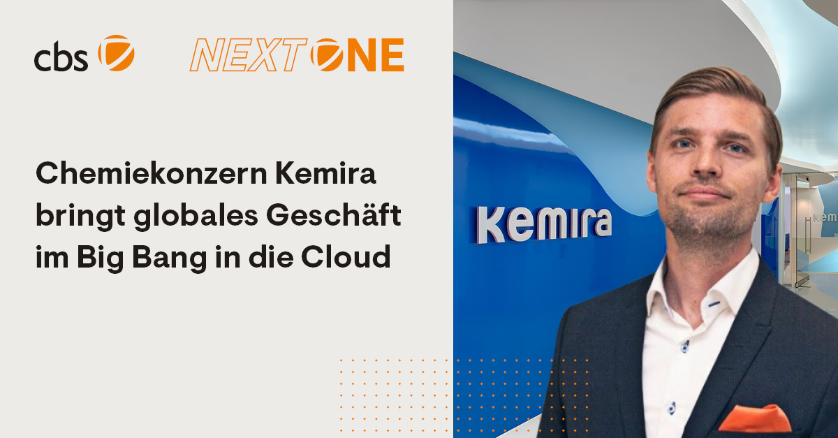 Chemiekonzern Kemira bringt globales Geschäft im Big Bang in die Cloud