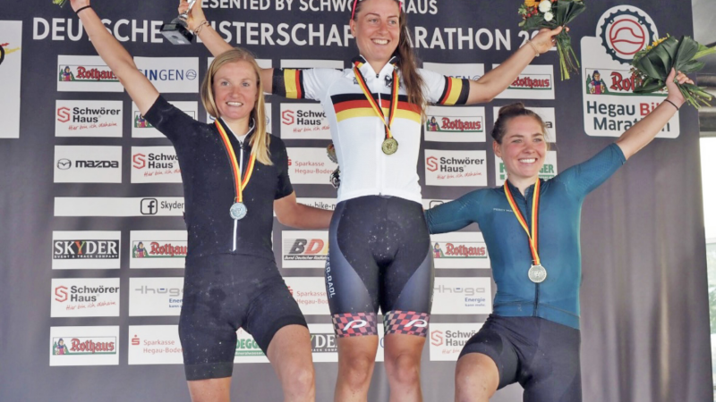Tanja Priller ist neue deutsche Meisterin im Mountainbike-Marathon