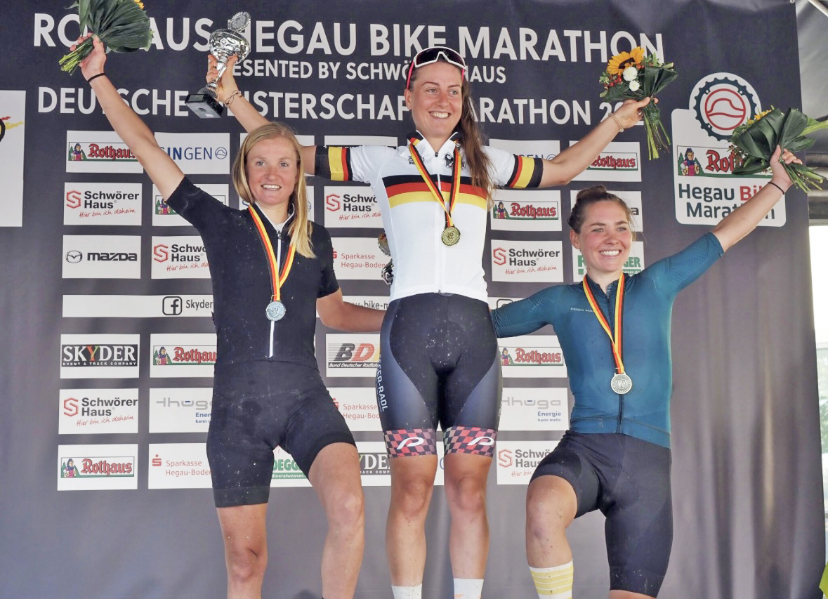 Tanja Priller ist neue deutsche Meisterin im Mountainbike-Marathon